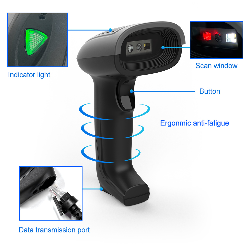 X-1900V 2D Wired Handhold Barcode Scanner_5