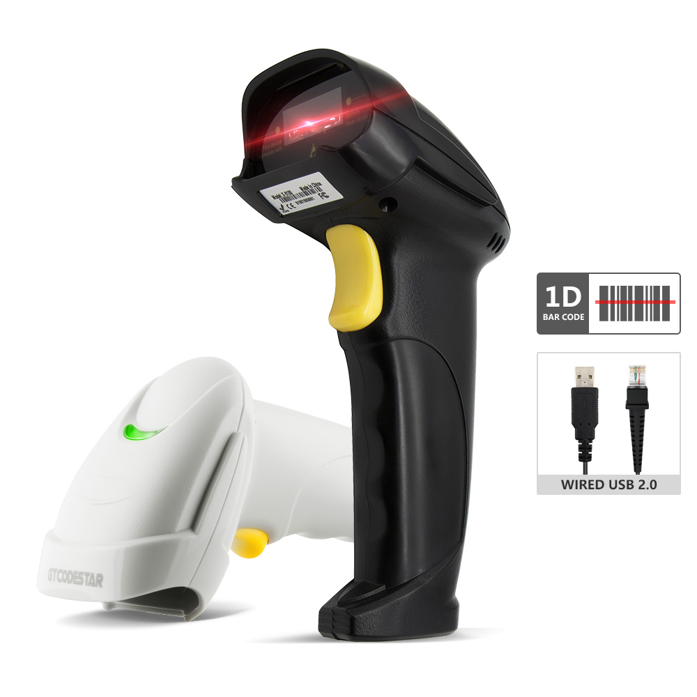 X-9100 1D Laser Wired Barcode Scanner