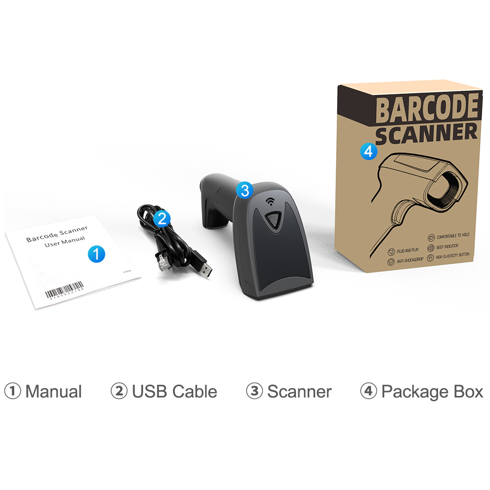 X-1800S 2D Wired Handhold Barcode Scanner_6