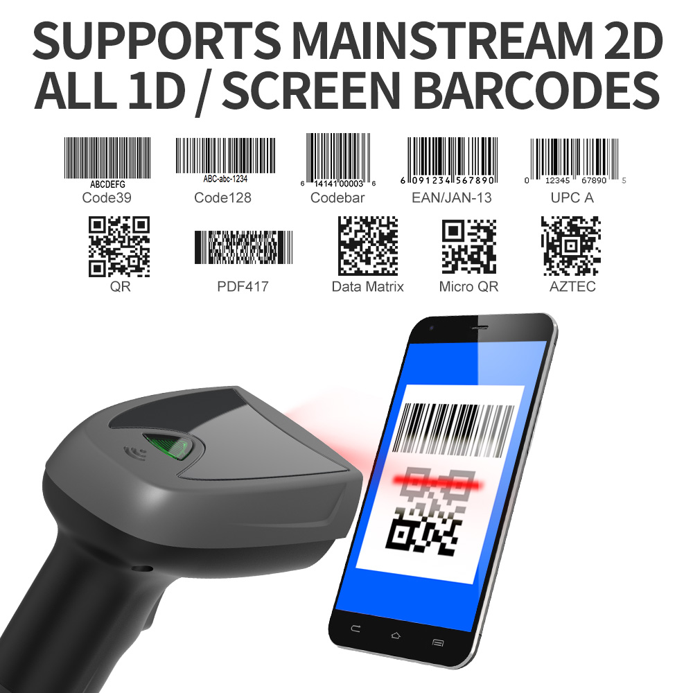 X-1800S 2D Wired Handhold Barcode Scanner_2